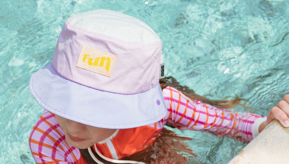 EOZY Chapeau Bob Bébé Anti-UV UPF50+ Coton - Casquette Pliable Été Avec Oreilles Mignonnes