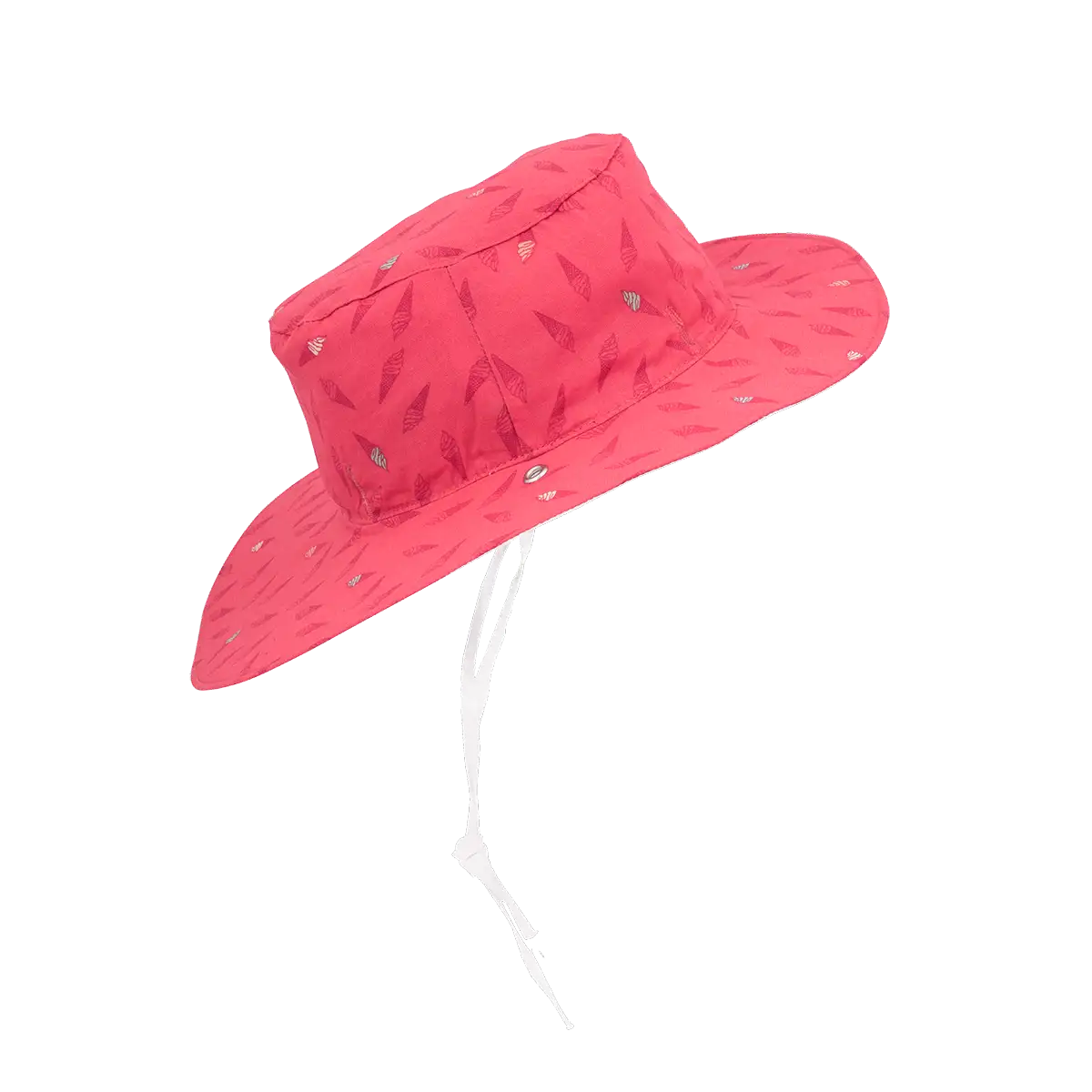 chapeau antiuv kapel rose motif glace