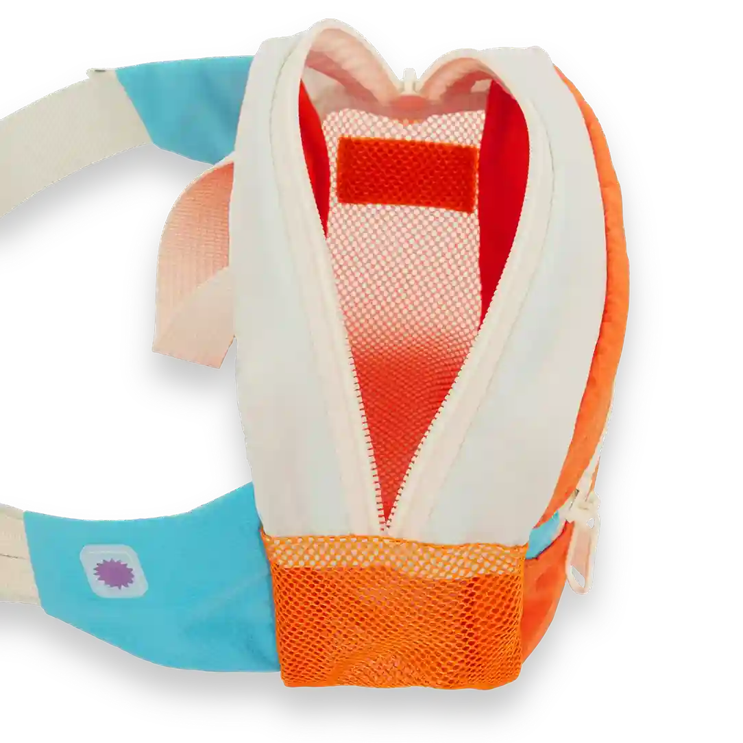 sac banane enfant orange