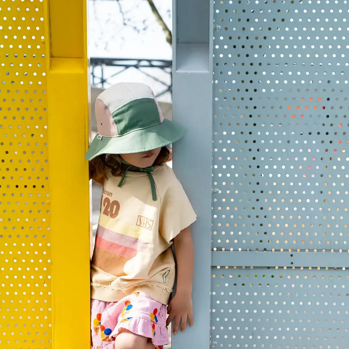 bob anti-uv bébé camper hat multicolore