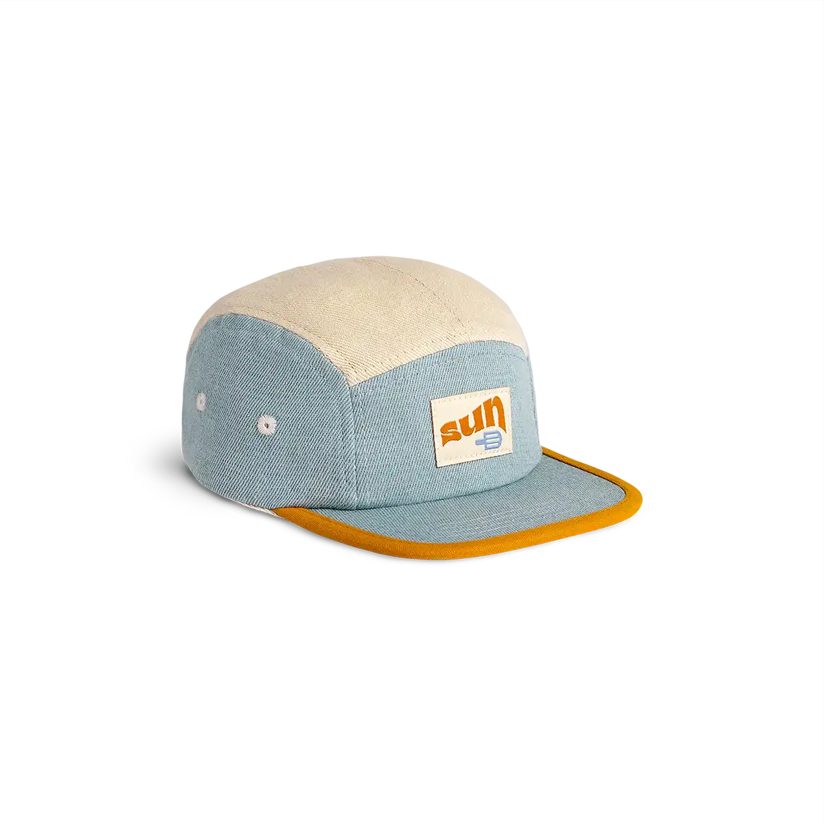 packshot casquette anti-uv enfant bébé casquette sun denim