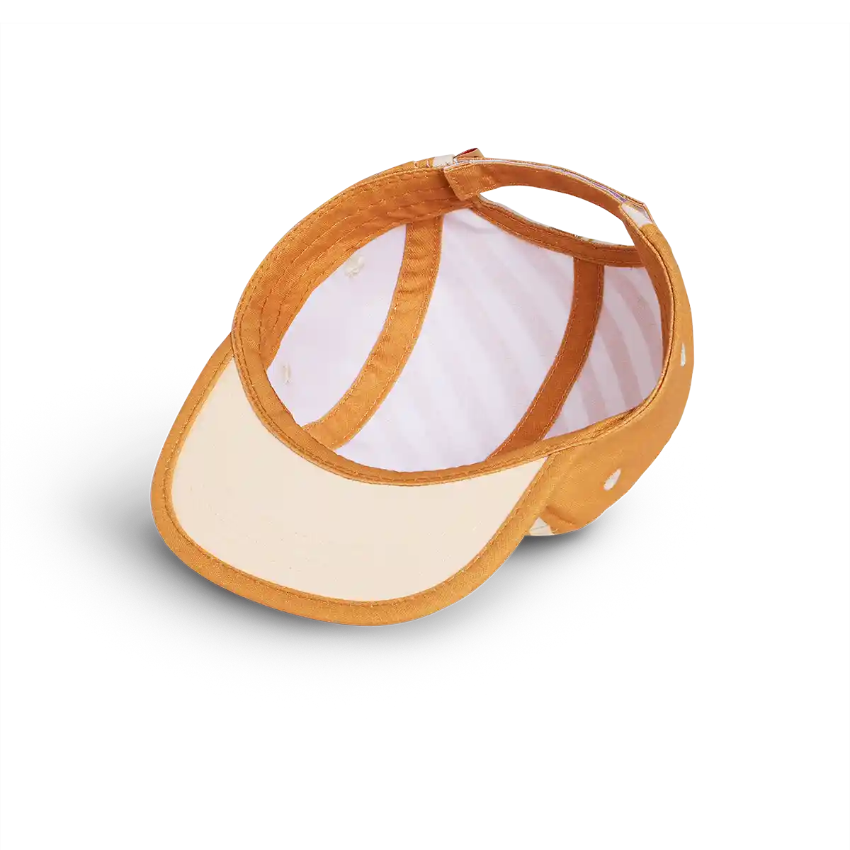 packshot casquette anti-uv enfant bébé casquette rayée sable