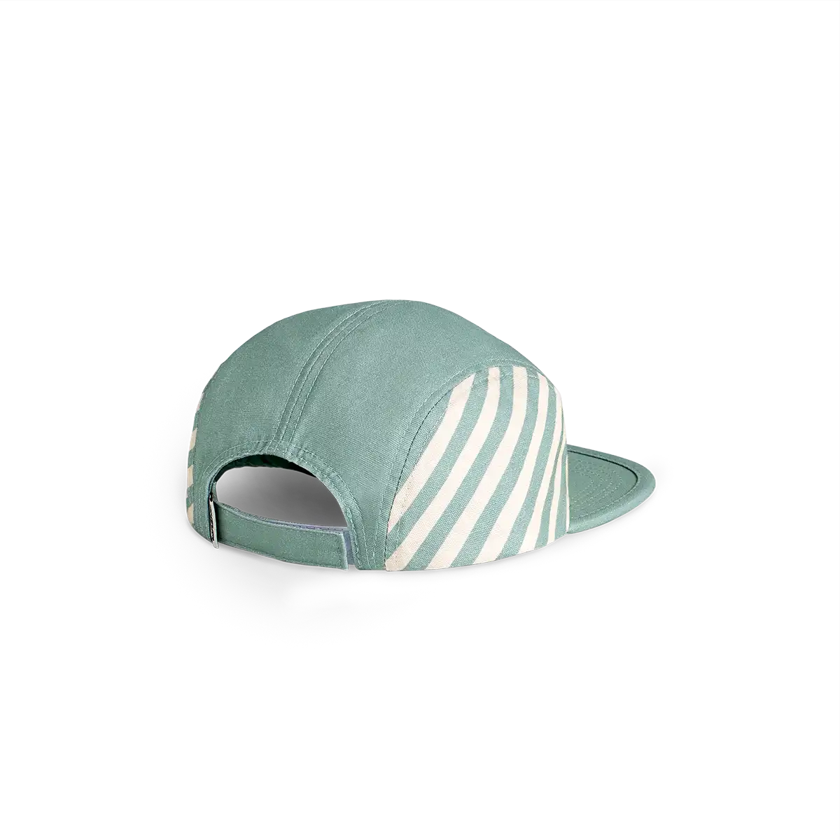 packshot casquette anti-uv enfant bébé casquette rayée sauge