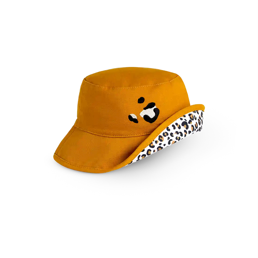 packshot bob anti-uv enfant bébé bob réversible leopard