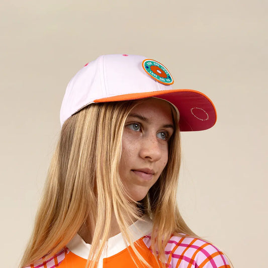 casquette enfant baseball orange personnalisable
