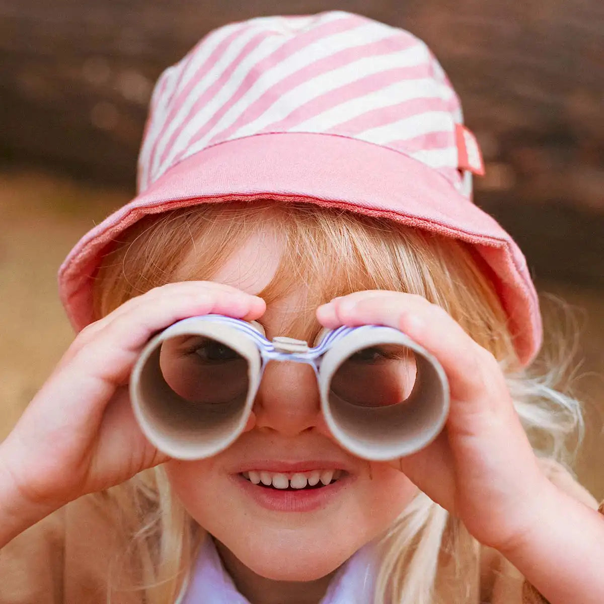 bob anti-uv enfant bébé bob réversible rose