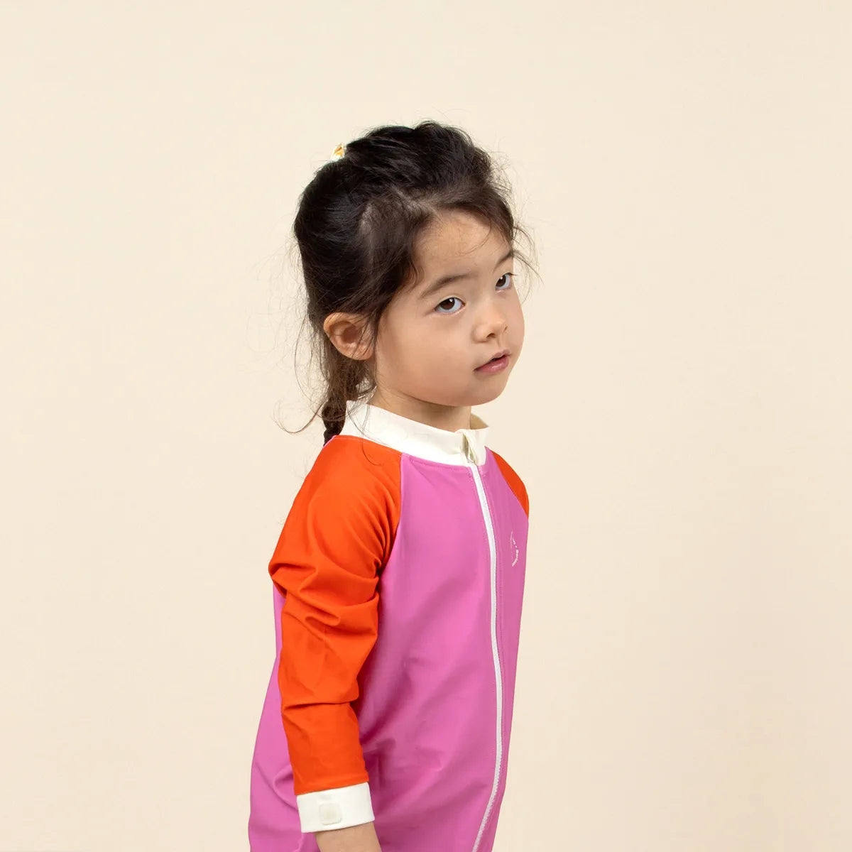 combishort anti uv bebe rose