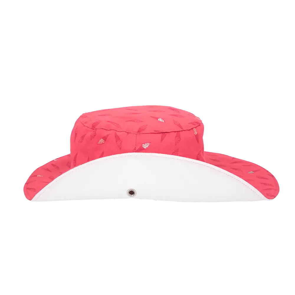 chapeau antiuv kapel rose motif glace