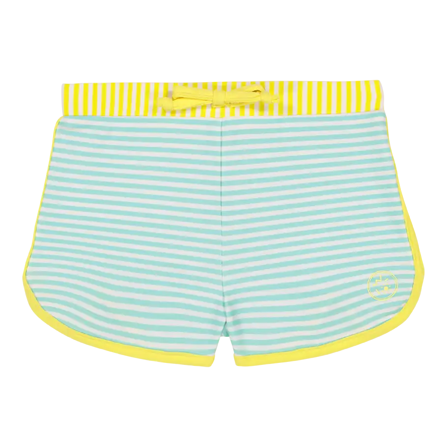packshot short de bain enfant rayé