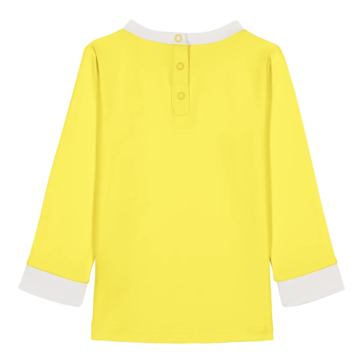 packshot t-shirt anti-uv jaune pour enfant