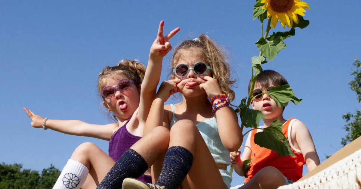 Lunettes de soleil enfant, Kietla.Noir 2 à 4 ans. Livrées en 24/48h