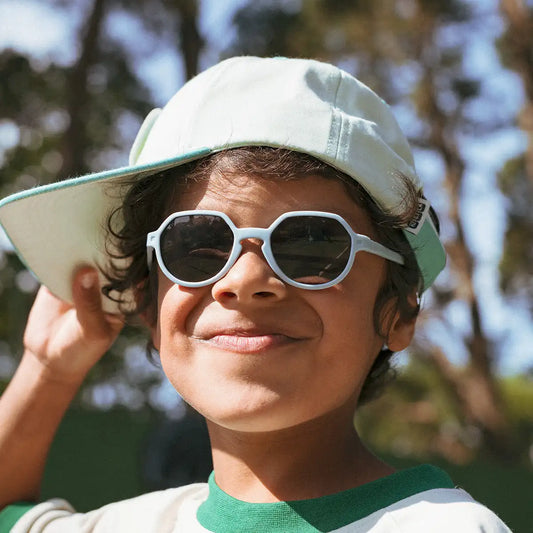 lunettes de soleil enfant oozz bleu clair