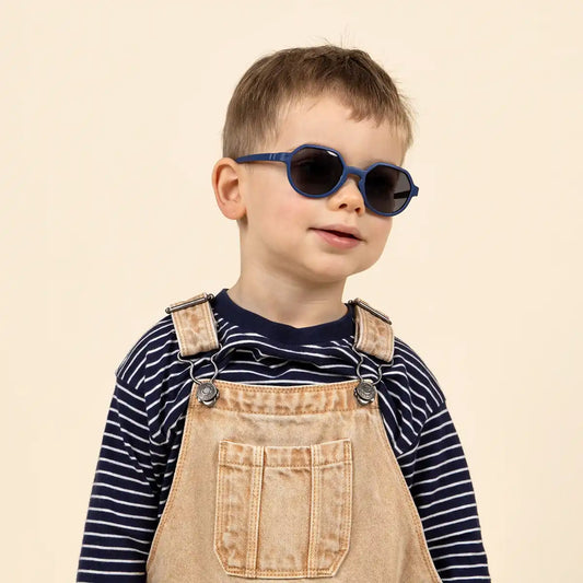 lunettes de soleil enfant oozz bleu denim