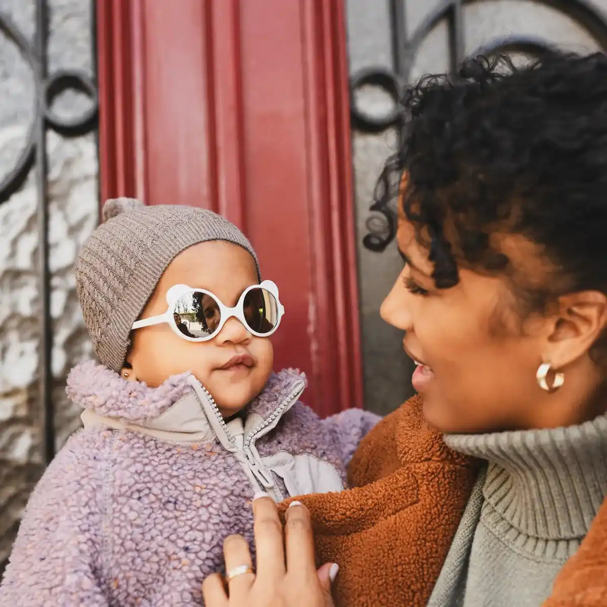 lunettes de soleil bébé enfant ourson blanc elysée