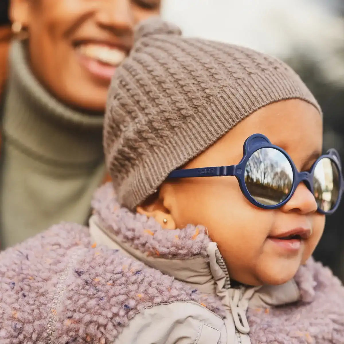 lunettes de soleil bébé enfant ourson bleu elysée