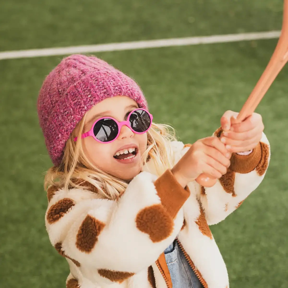 lunettes de soleil enfant rozz fushia
