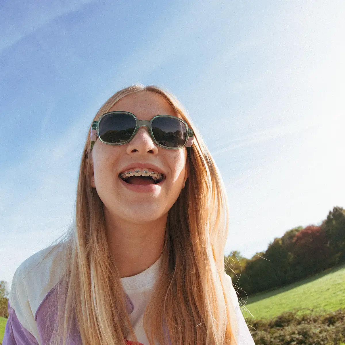 lunettes enfant urban vert