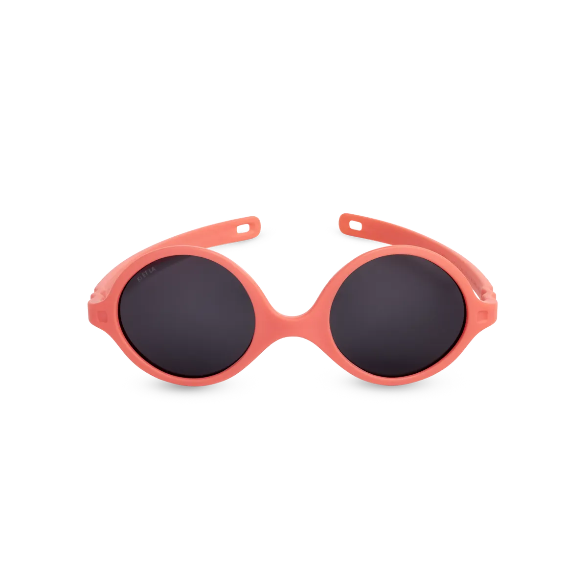 packshot lunettes de soleil bébé diabola pamplemousse