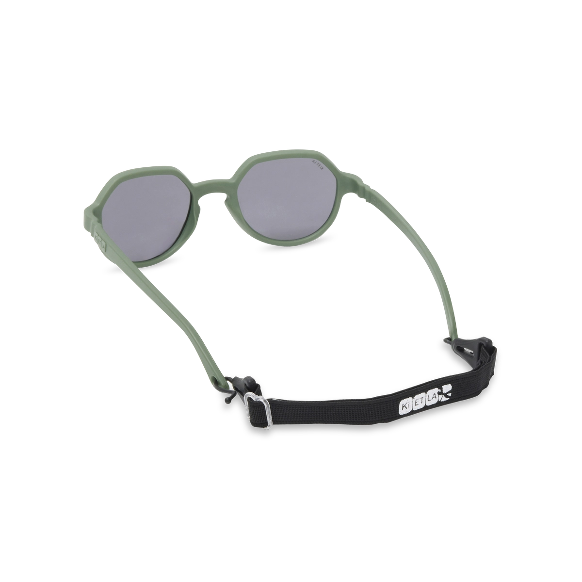 packshot lunettes de soleil enfant oozz kaki