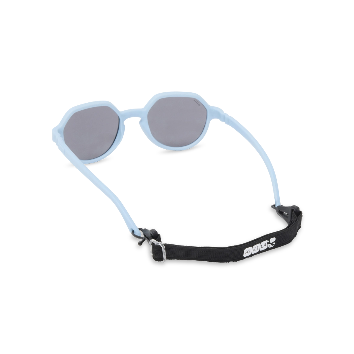 packshot lunettes de soleil enfant oozz bleu clair