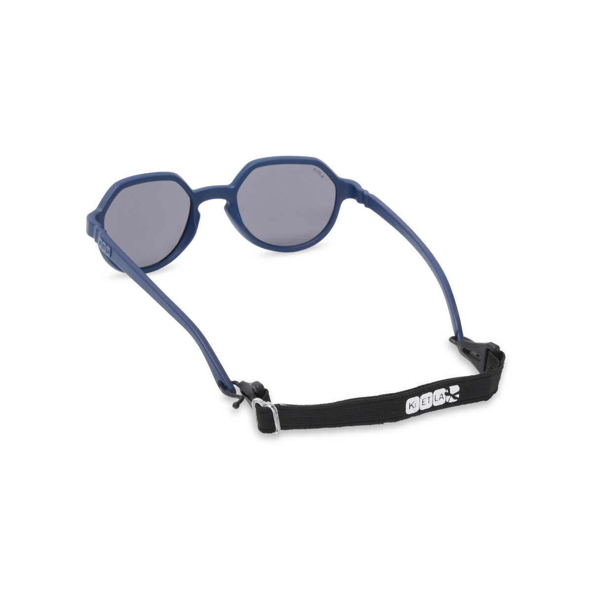 packshot lunettes de soleil enfant oozz bleu denim