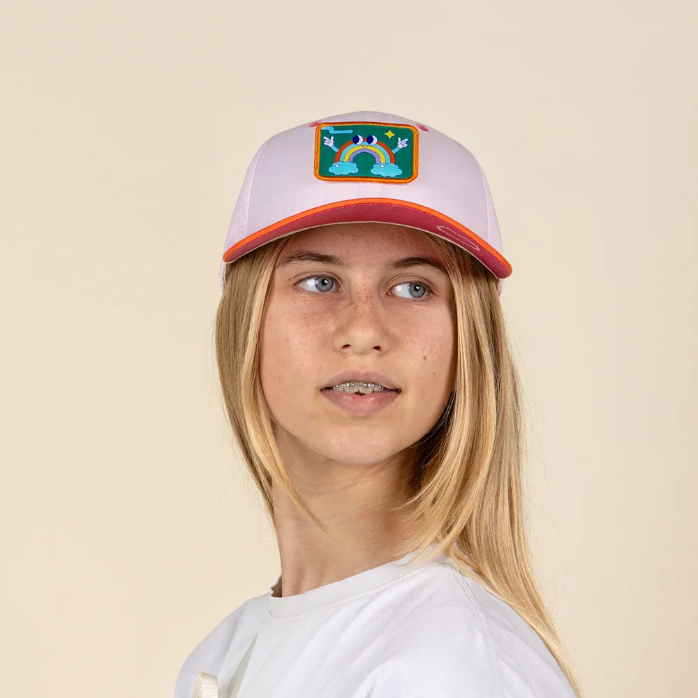 casquette avec patch velcro chacha pop enfant
