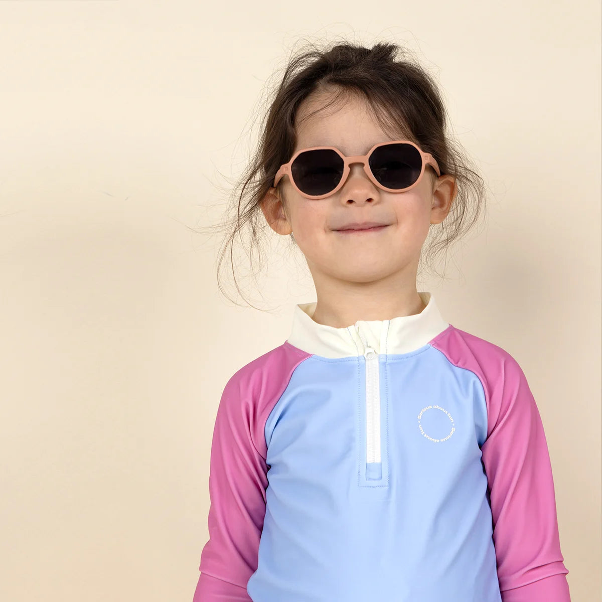 tshirt anti uv enfant violet