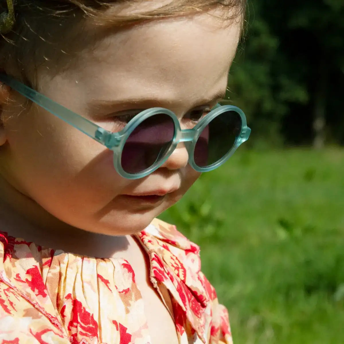 lunettes de soleil enfant bébé woam bleu ciel