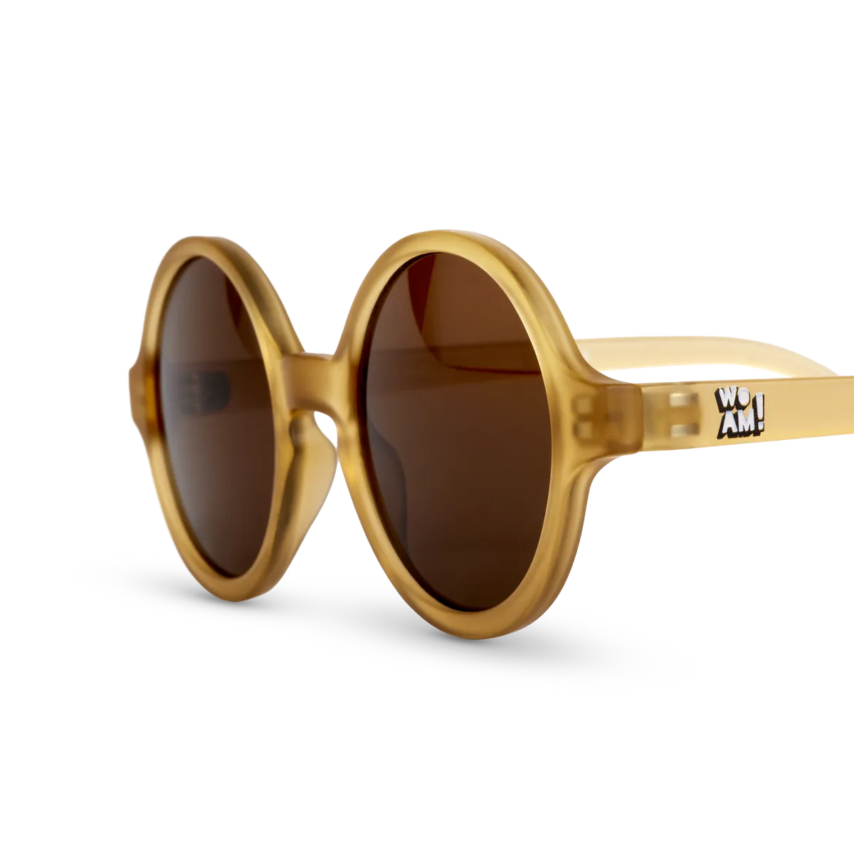 packshot lunettes de soleil enfant bébé woam brun ambré