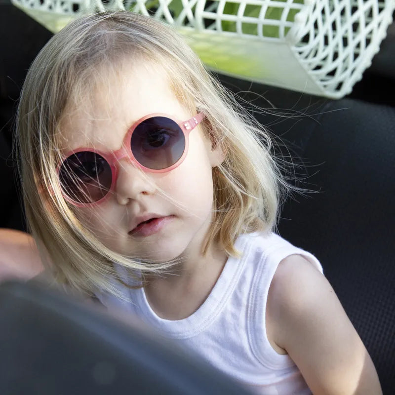 lunettes de soleil enfant bébé woam rose fraise