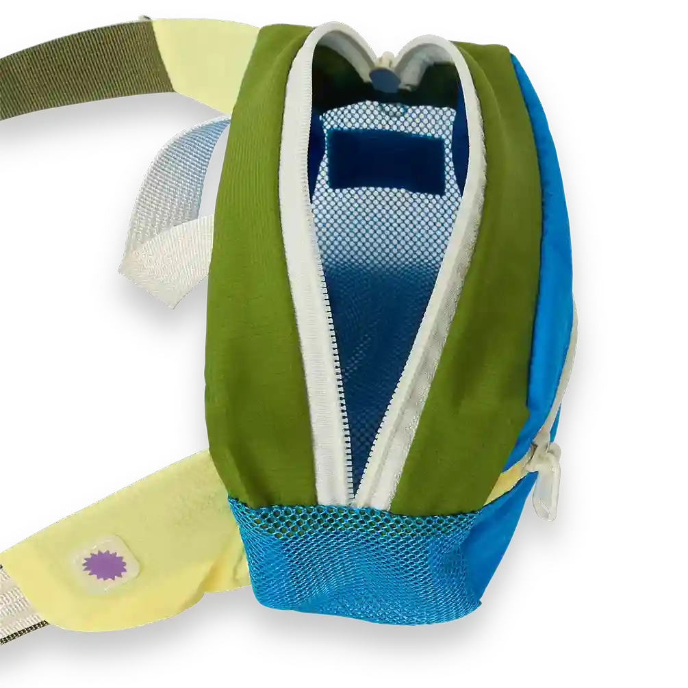 sac banane bleu enfant