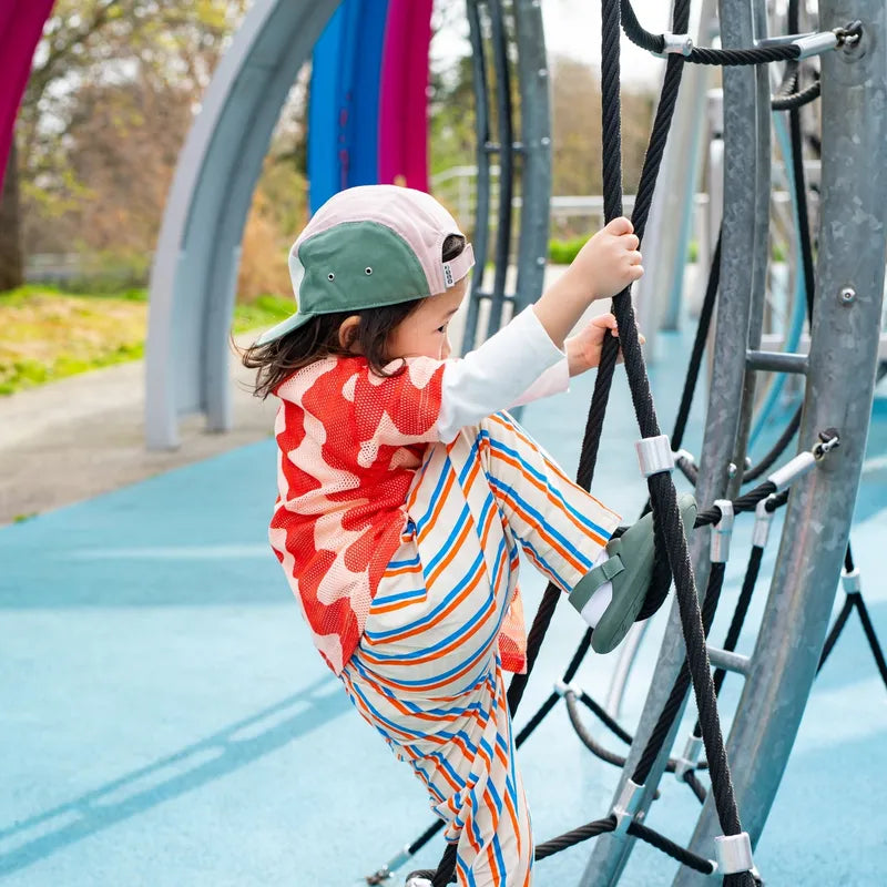 casquette anti-uv enfant five panel cap multicolore