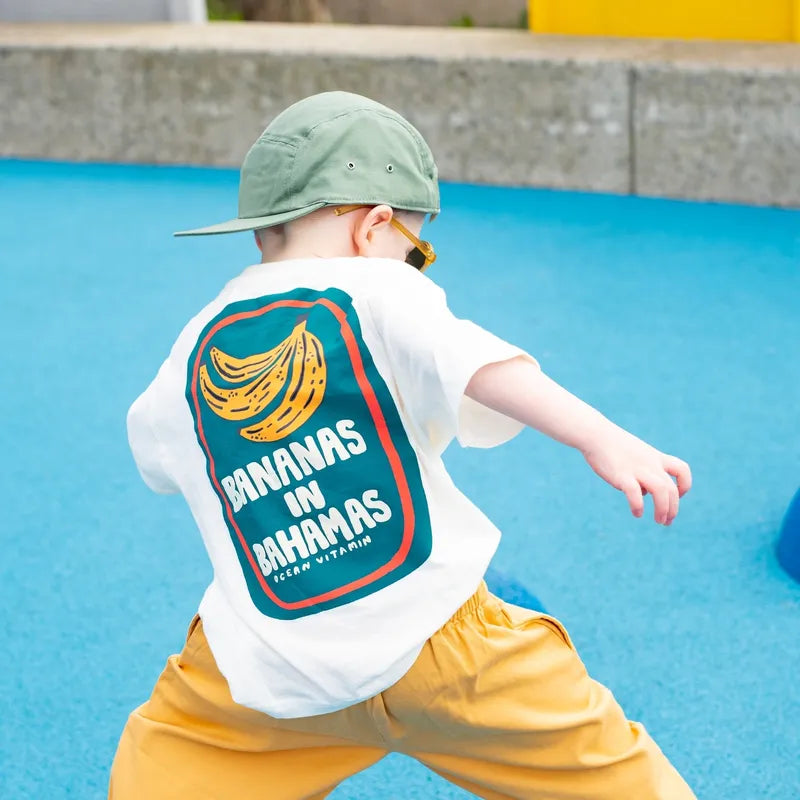 casquette anti-uv enfant five panel cap kaki
