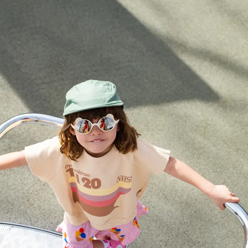 casquette anti-uv enfant five panel cap kaki