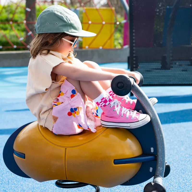 casquette anti-uv enfant five panel cap kaki