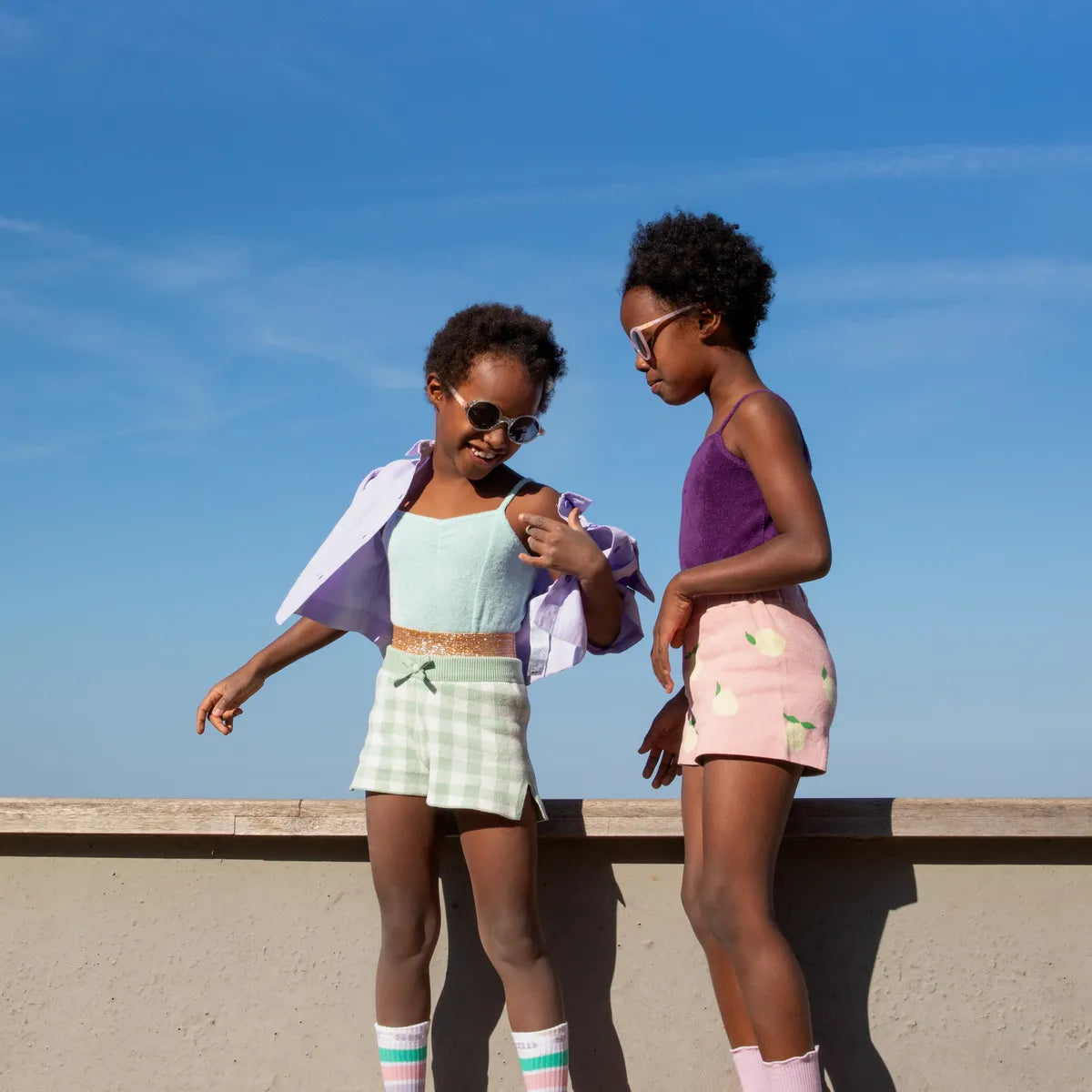 lunettes de soleil junior rozz paillettes