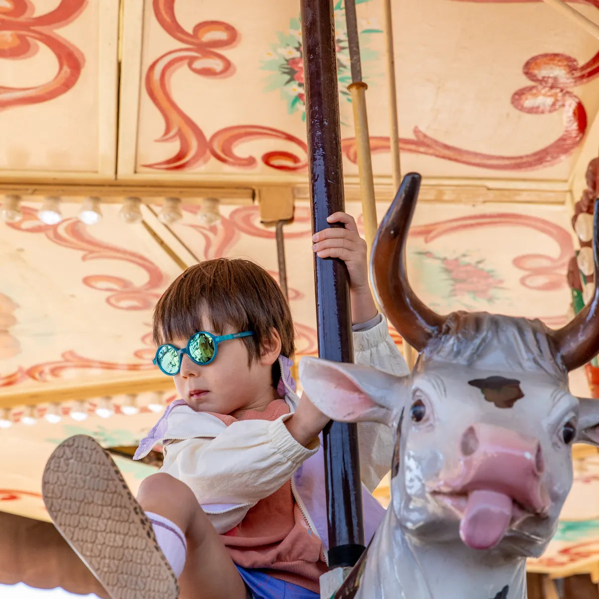 lunettes de soleil junior rozz vert paon