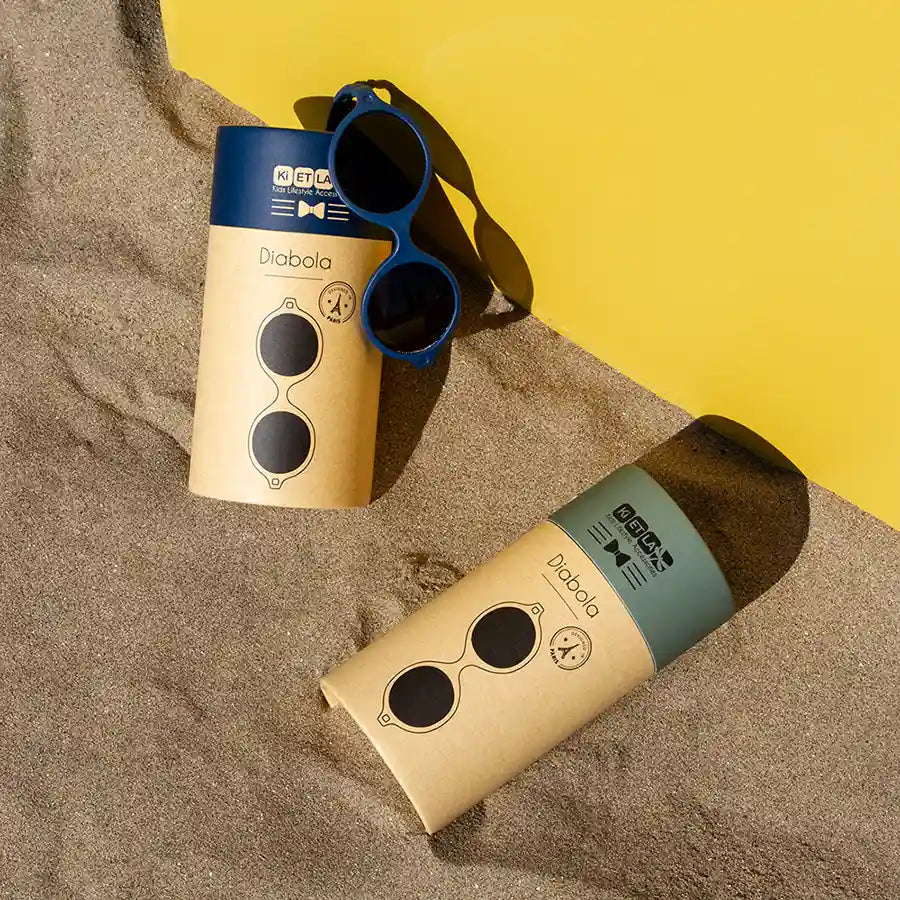 lunettes de soleil bébé diabola kaki