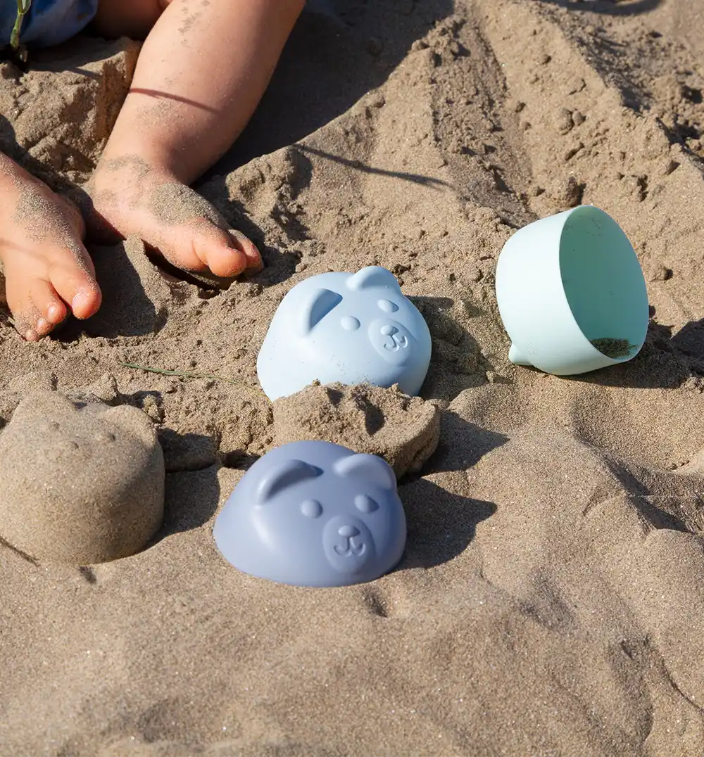 packaging ourson à la plage