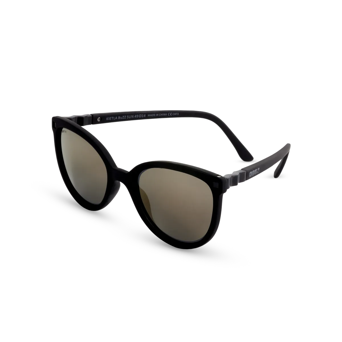 packshot lunettes de soleil junior buzz noir