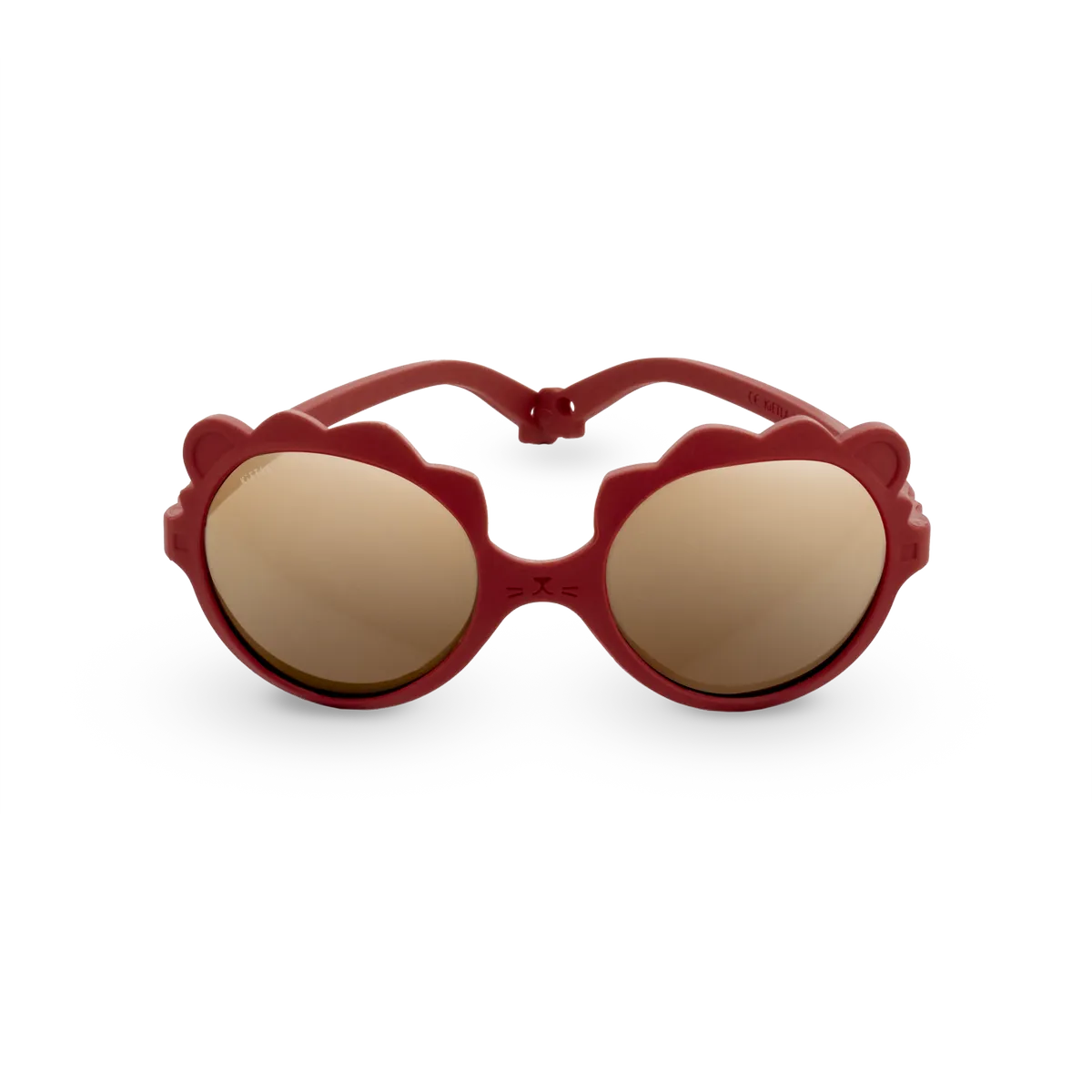 packshot lunettes de soleil bébé enfant lion sienne
