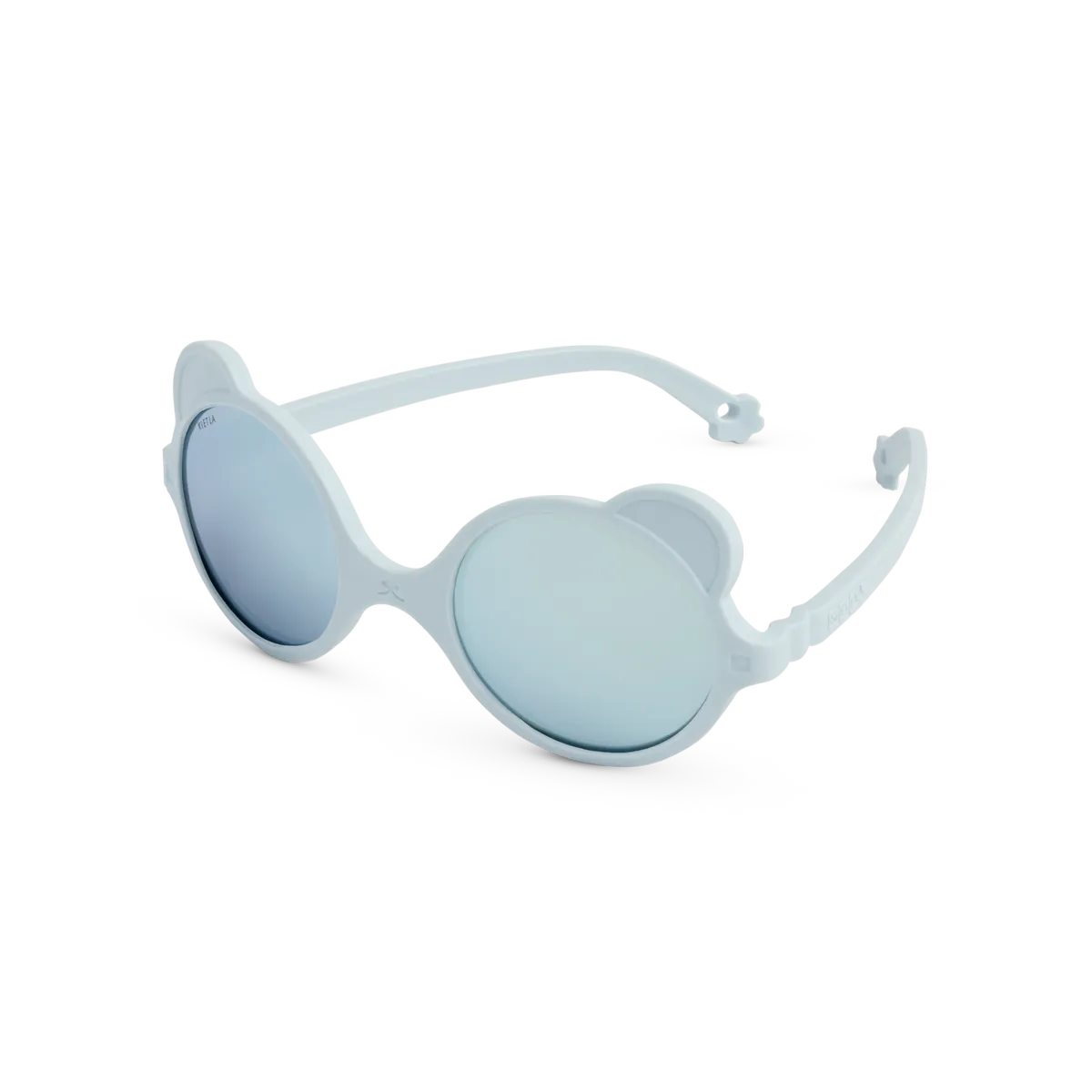 packshot lunettes de soleil bébé enfant ourson bleu ciel