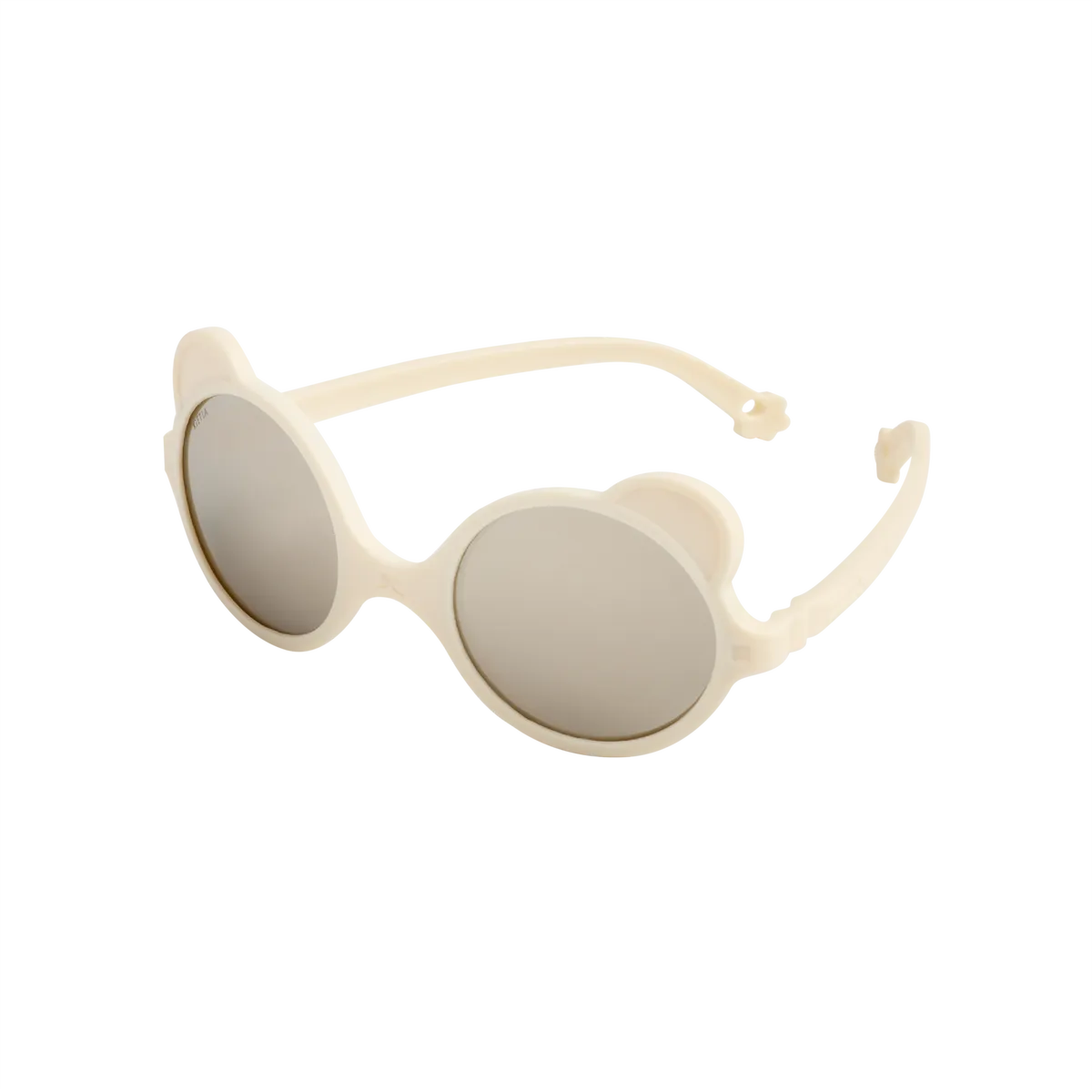 packshot lunettes de soleil bébé enfant ourson  creme