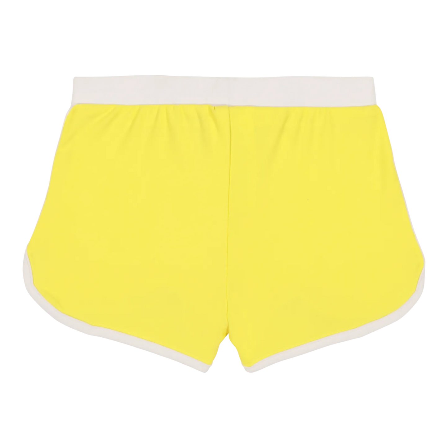 packshot short de bain enfant jaune