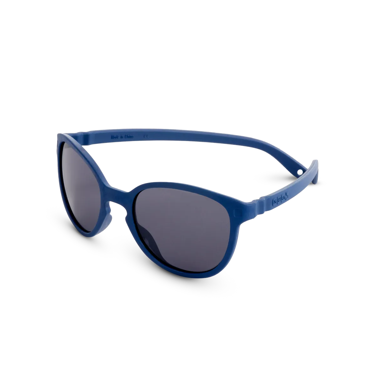 Packshot lunettes de soleil enfant bébé wazz bleu denim