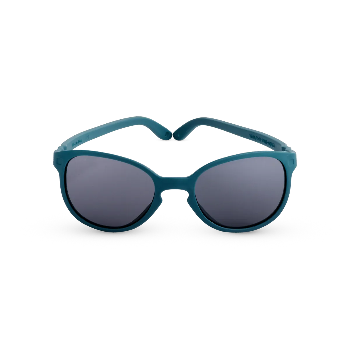 Packshot lunettes de soleil enfant bébé wazz vert paon