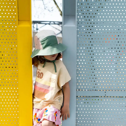 bob anti-uv bébé camper hat multicolore
