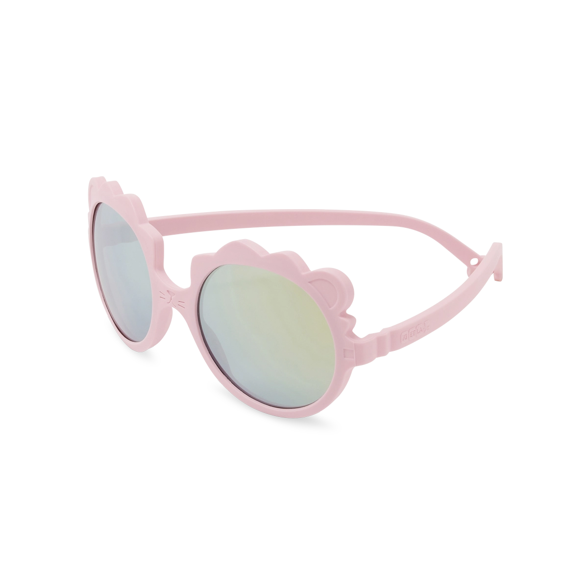 packshot lunettes de soleil bébé enfant lion bubble gum