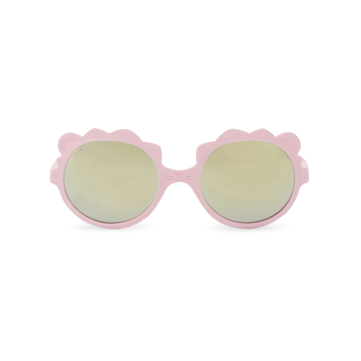 packshot lunettes de soleil bébé enfant lion bubble gum