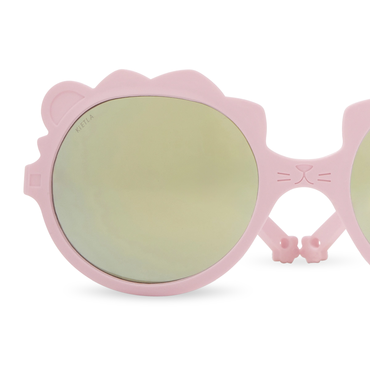 packshot lunettes de soleil bébé enfant lion bubble gum